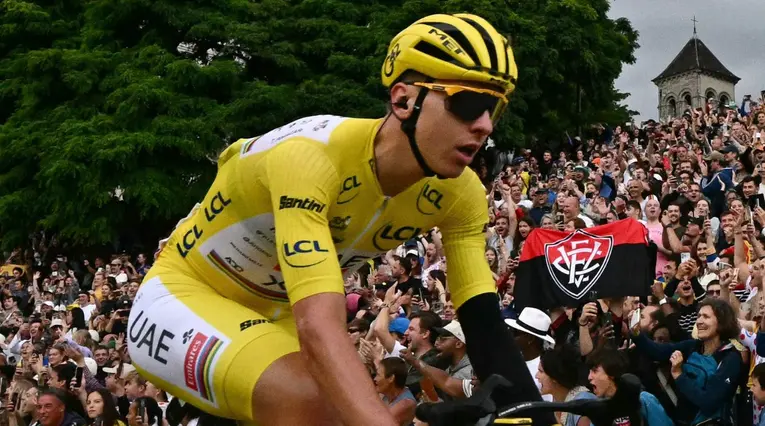 Tadej Pogacar en el Tour de Francia 2025
