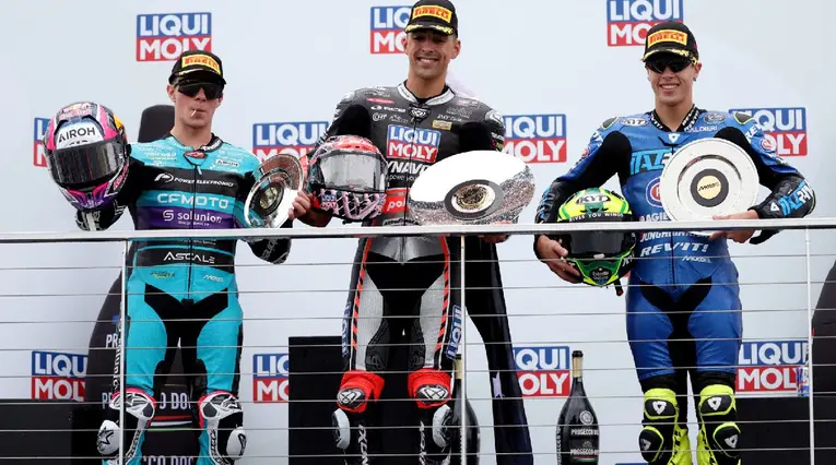 David Alonso, segundo en el GP de Australia de Moto 2