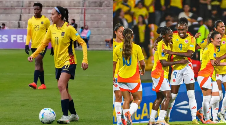 Ecuador vs Colombia Liga de Naciones Femenina