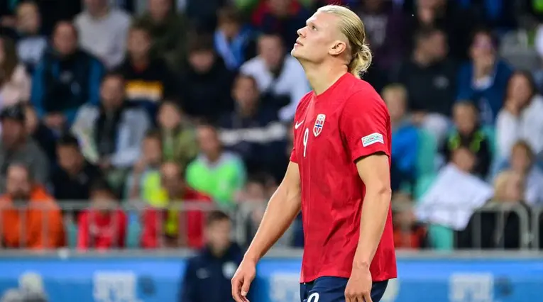 Erling Haaland, selección de Noruega