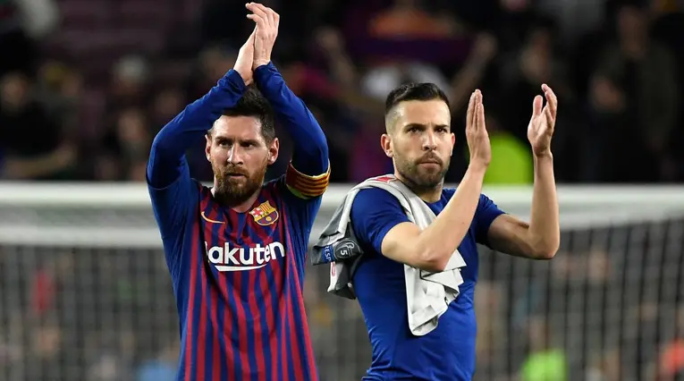 Messi no pudo contenerse: emotivo mensaje a Jordi Alba por su retiro