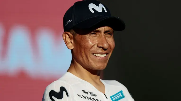 Nairo Quintana, ciclista colombiano del Movistar Team
