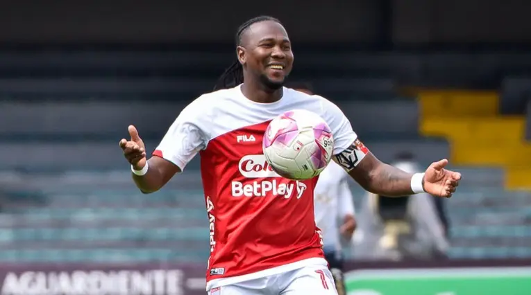 Hugo Rodallega, delantero de Santa Fe