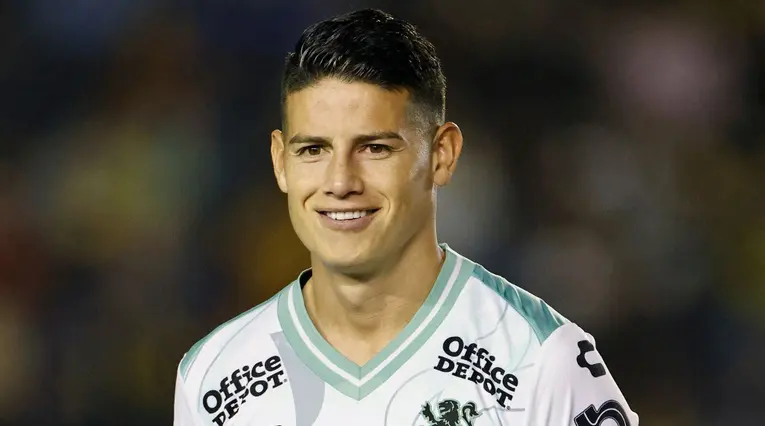 James Rodríguez, jugador de León