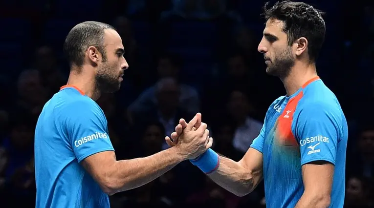Juan Sebastián Cabal y Robert Farah, tenistas colombianos