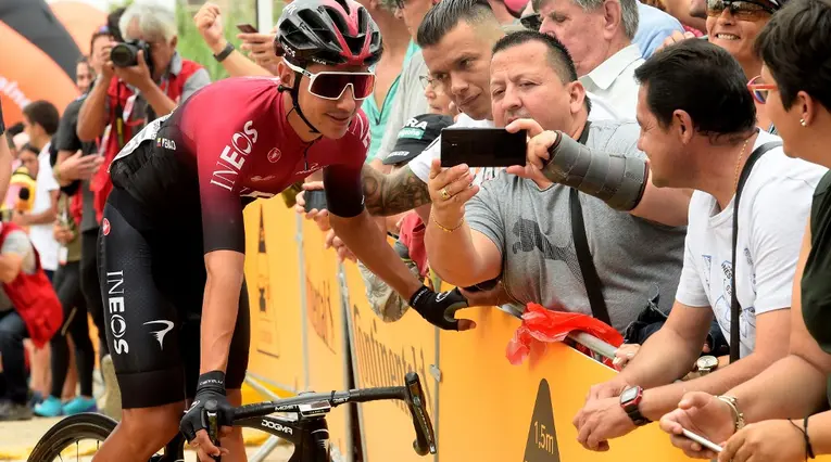 Sebastián Henao, ciclista colombiano del Team Ineos