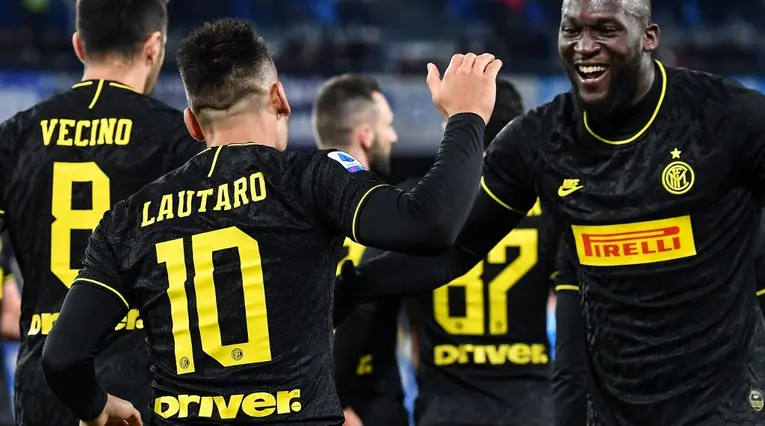 Inter de Milán - Lukaku y Lautaro Martínez