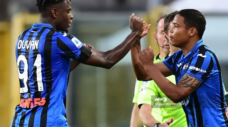 Duván Zapata y Luis Fernando Muriel