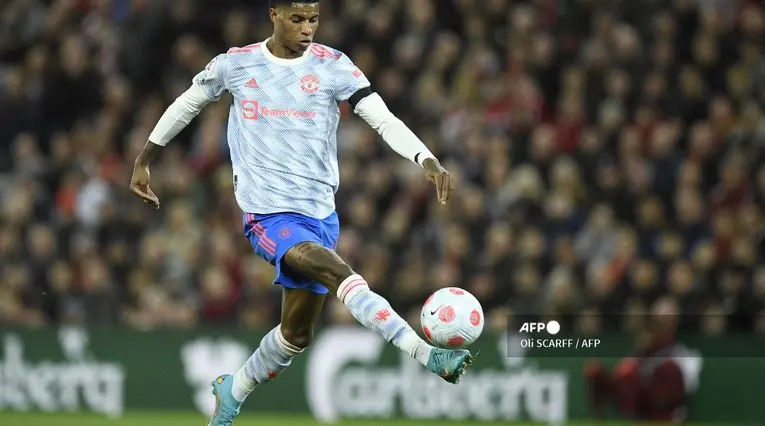 Marcus Rashford, jugador del Manchester United.