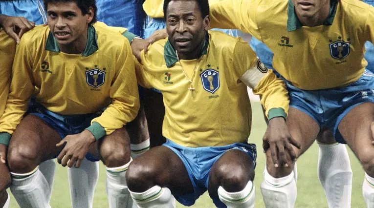 Pelé el día que festejó sus 50 años