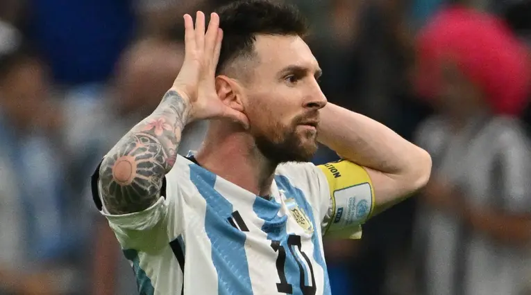 Lionel Messi; Argentina vs Países Bajos - Mundial Qatar 2022
