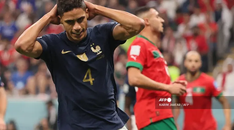 Raphael Varane, selección de Francia se perdería la final