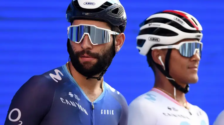 Fernando Gaviria, una de las cartas del Movistar en la Milán San Remo 2023