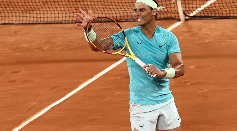 Rafael Nada en su último Roland Garros