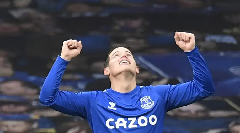James Rodríguez, Everton 2021