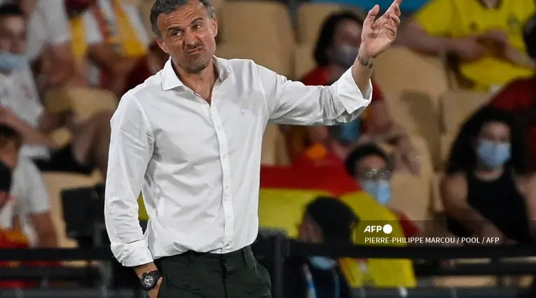 Luis Enrique, técnico de España