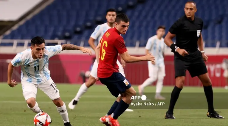 Pedri, jugador de España