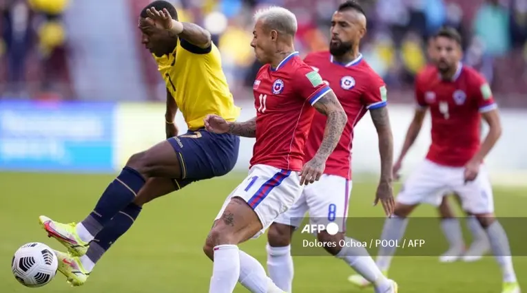 Partido Ecuador vs Chile, eliminatoria a Catar 2022