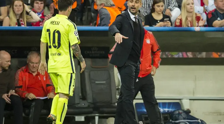 Messi y Guardiola