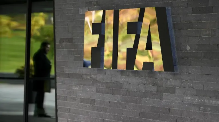 El logo oficial de La FIFA en Suiza