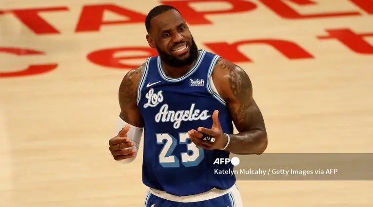 LeBron James, jugador de Los Ángeles Lakers