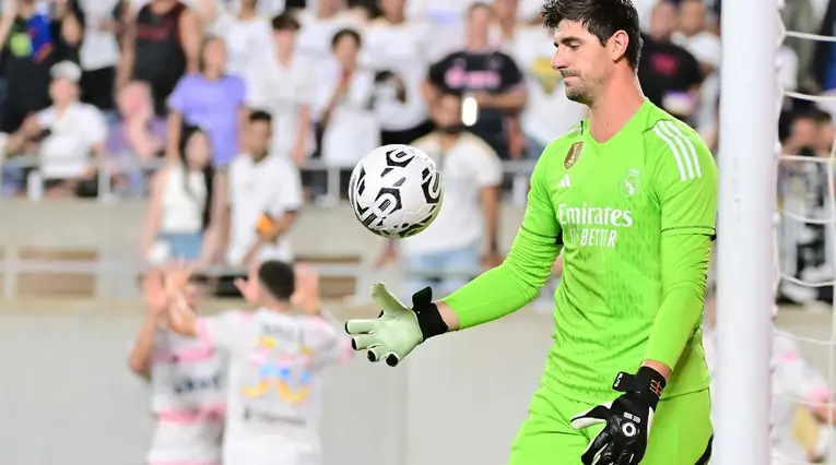 Courtois, arquero del Real Madrid