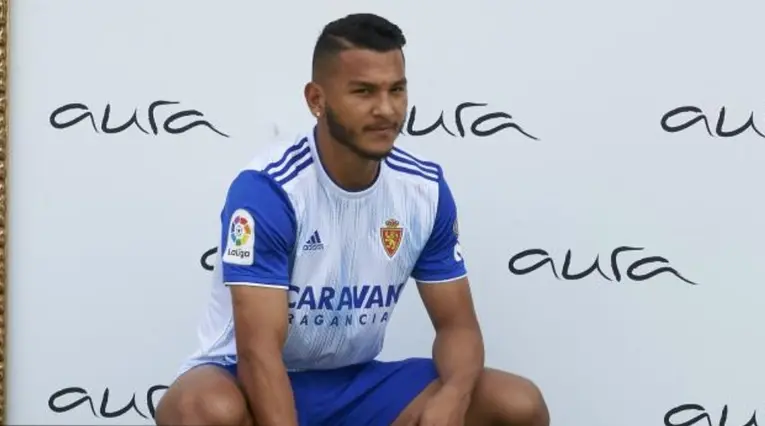 Colombiano Luis Suárez, futbolista de Real Zaragoza