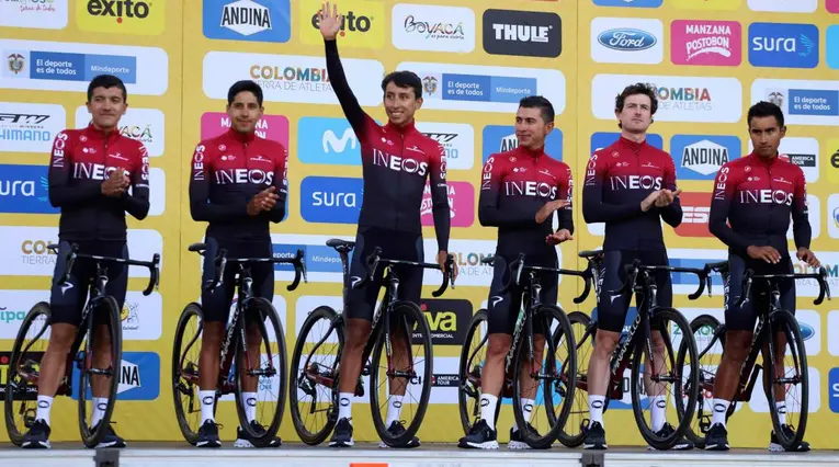 Team Ineos en el Tour Colombia 2020