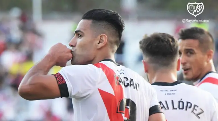 Falcao, jugador del Rayo Vallecano