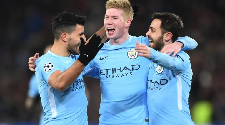Jugadores del Manchester City
