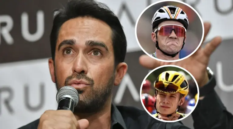 Alberto Contador - Remco Evenepoel y Jonas Vingegaard