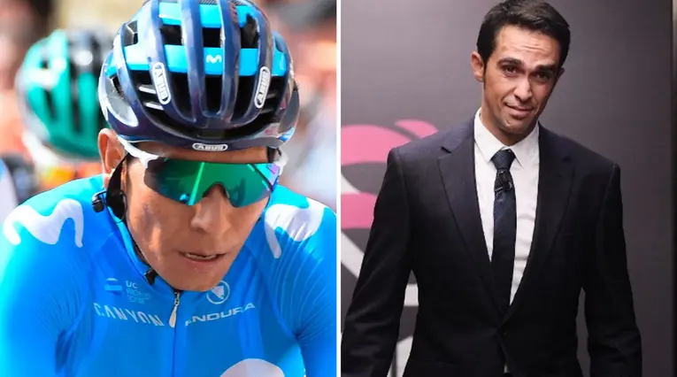 Alberto Contador y Nairo Quintana
