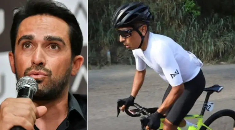 Alberto Contador y Nairo Quintana