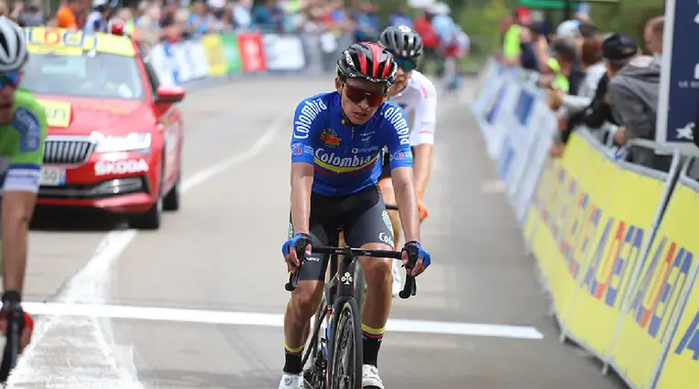 Andrés Camilo Ardila en el Tour de l'Avenir 