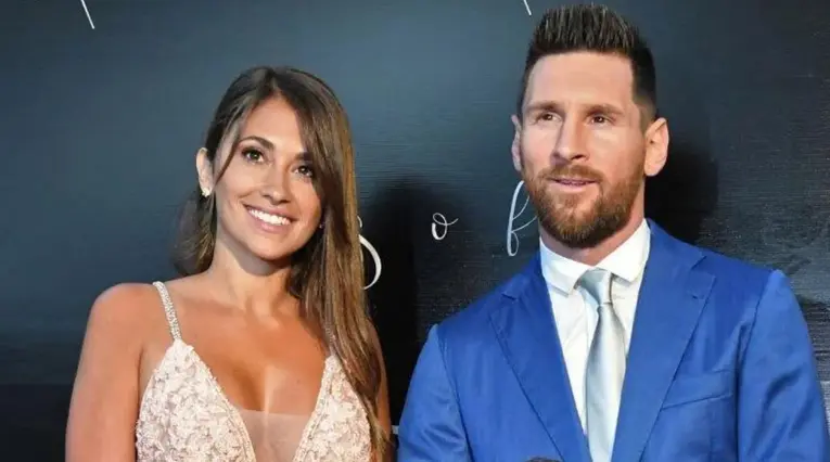 Antonela Roccuzzo y Lionel Messi