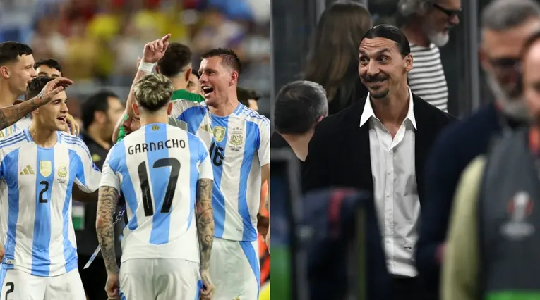 Selección de Argentina y Zlatan Ibrahimovic