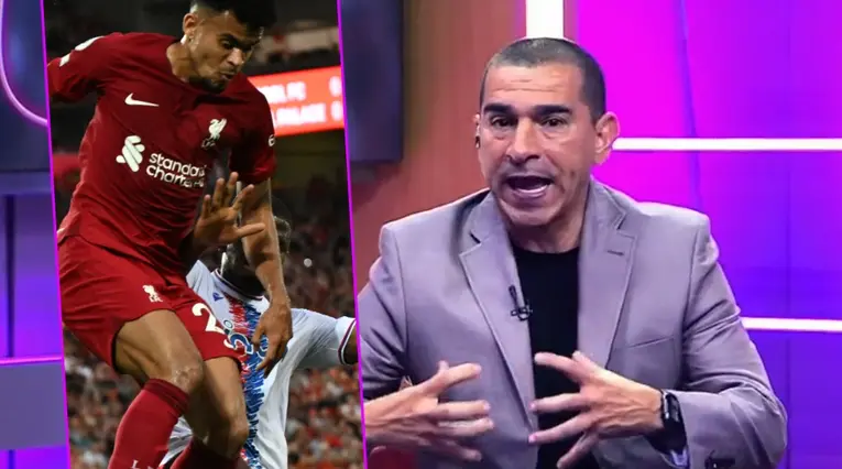 Aristizabal criticando a Luis Díaz en el Liverpool