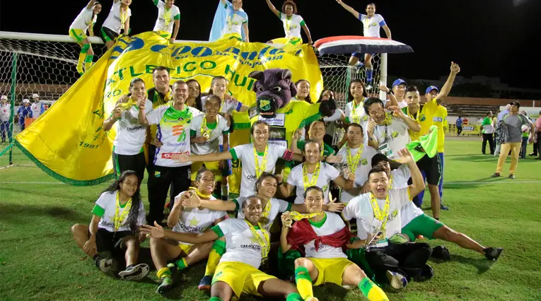 Atlético Huila, actual campeón de la Liga Femenina Águila