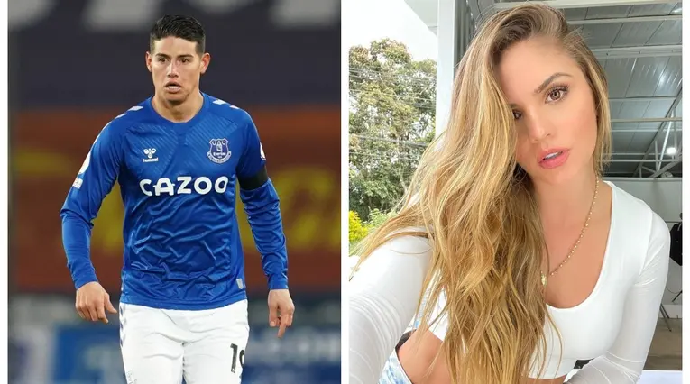 James Rodríguez y Valeria Duque