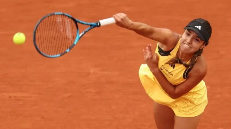 Camila Osorio en el Roland Garros