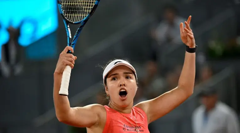 Camila Osorio en el Roland Garros