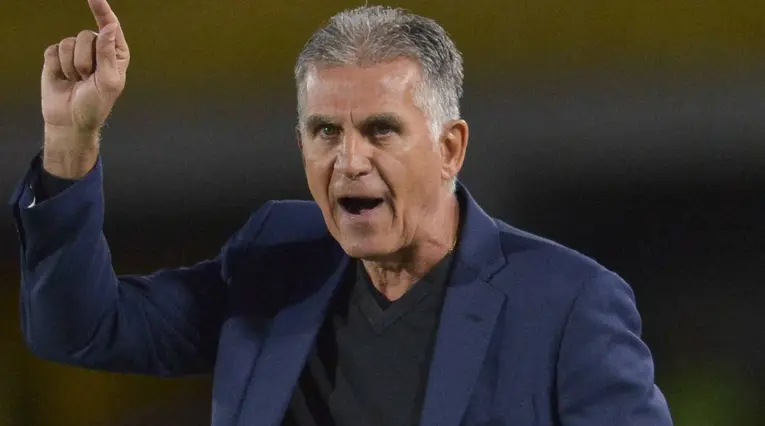 Carlos Queiroz en su época con la Selección Colombia