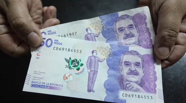 Billete de cincuenta mil pesos / Billetes / 50 mil / Pesos colombianos / Dinero / Plata / Peso Colombiano / Pesos 