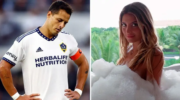 Chicharito Hernández y Sarah Kohan