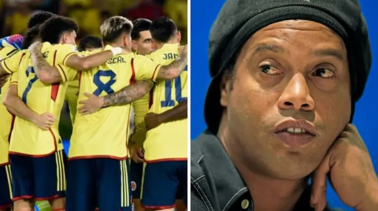 Selección Colombia y Ronaldinho