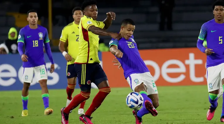 Colombia vs Brasil sub 20