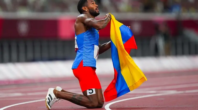 Anthony Zambrano, medalla de plata en los Olímpicos de Tokio