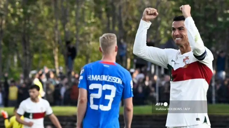 Cristiano Ronaldo Islandia vs Portugal - Eliminatorias Eurocopa 2024