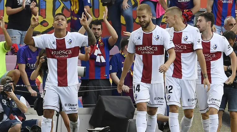 Juan Camilo 'Cucho' Hernández, jugador del Huesca