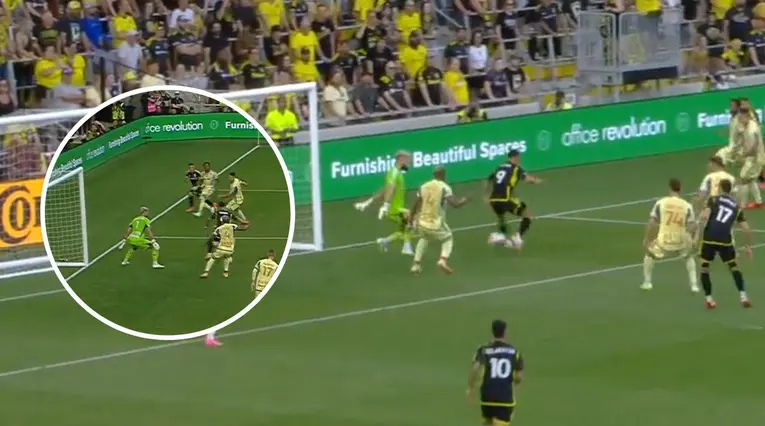 Gol del Cucho Hernández con Columbus Crew